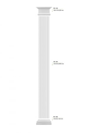 Baza pilastru,  PC 104 , 34cm x 12cm x 9.2cm [5]