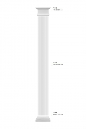 Baza pilastru, PC 106, 50cm x 12cm x 11.7cm [6]