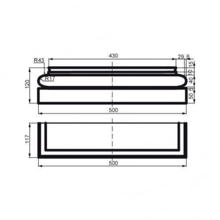 Baza pilastru, PC 106, 50cm x 12cm x 11.7cm [2]