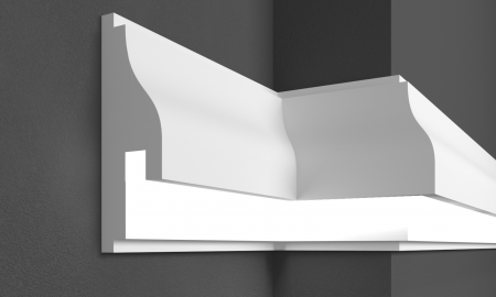 Scafe luminoase-profile pentru iluminare indirecta cu LED-exterior - Brau de exterior, MC 306 LED,17cm x5.5cmx 200cm