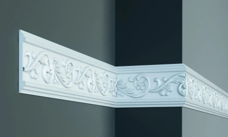 Brauri si coltare din poliuretan - Brau din poliuretan, Grand Decor CR 746, 12.3cmx1.6cmx200cm