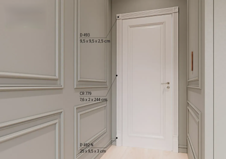 Brau din poliuretan, Grand Decor CR 779, 7.6cmx2cmx200cm [2]