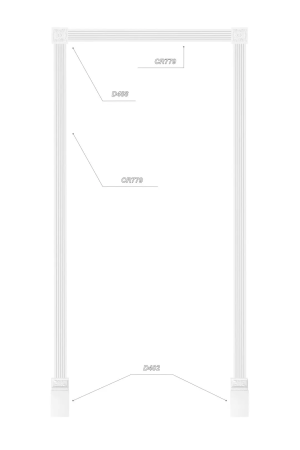 Brau din poliuretan, Grand Decor CR 779, 7.6cmx2cmx200cm [5]