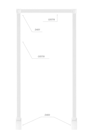 Brau din poliuretan, Grand Decor CR 779, 7.6cmx2cmx200cm [4]