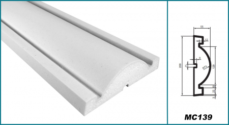 Brâu pentru exterior, MC 139, 20cm x 5.5cm x 200cm [4]
