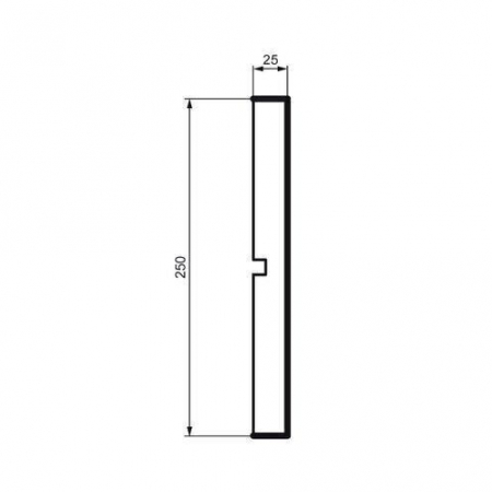 Brâu pentru exterior, MC 146, 25cm x 2.5cm x 200cm [1]