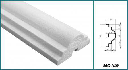 Brâu pentru exterior, MC 149, 8cm x 3.5cm x 200cm [4]