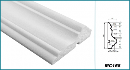 Brâu pentru exterior, MC 158, 14cm x 4.5cm x 200cm [3]