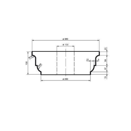 Capitel pentru coloana, LC 101-1F, diametru 38cm [1]