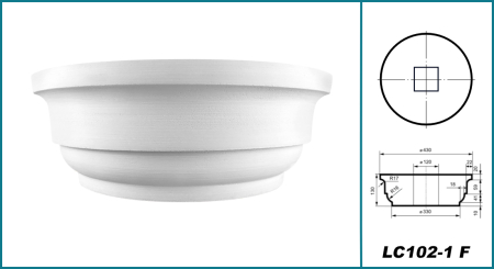 Capitel pentru coloana, LC 102-1F, diametru 43cm [2]
