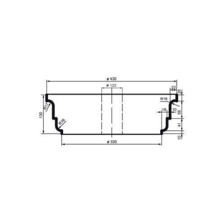 Capitel pentru coloana, LC 102-1F, diametru 43cm [1]