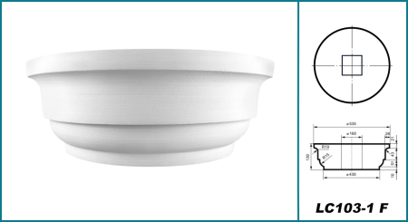 Capitel pentru coloana, LC 103-1F, diametru 53.5cm [3]