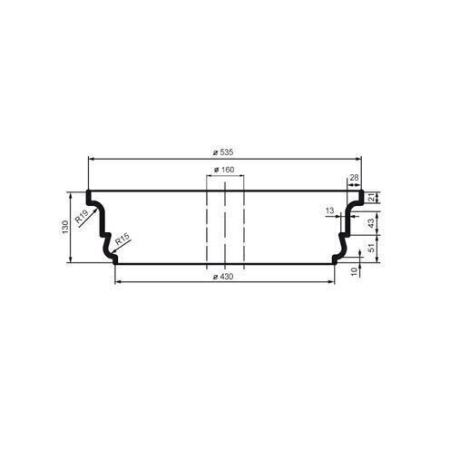 Capitel pentru coloana, LC 103-1F, diametru 53.5cm [1]