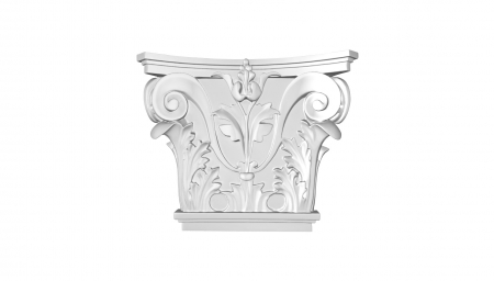 Pilastri poliuretan - Capitel pilastru, Grand Decor, PL 257,  41.9cmx34.5cmx3cm
