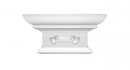Pilastri poliuretan - Capitel pilastru, Grand Decor, PL 264, 31.3cmx17cmx7.7cm