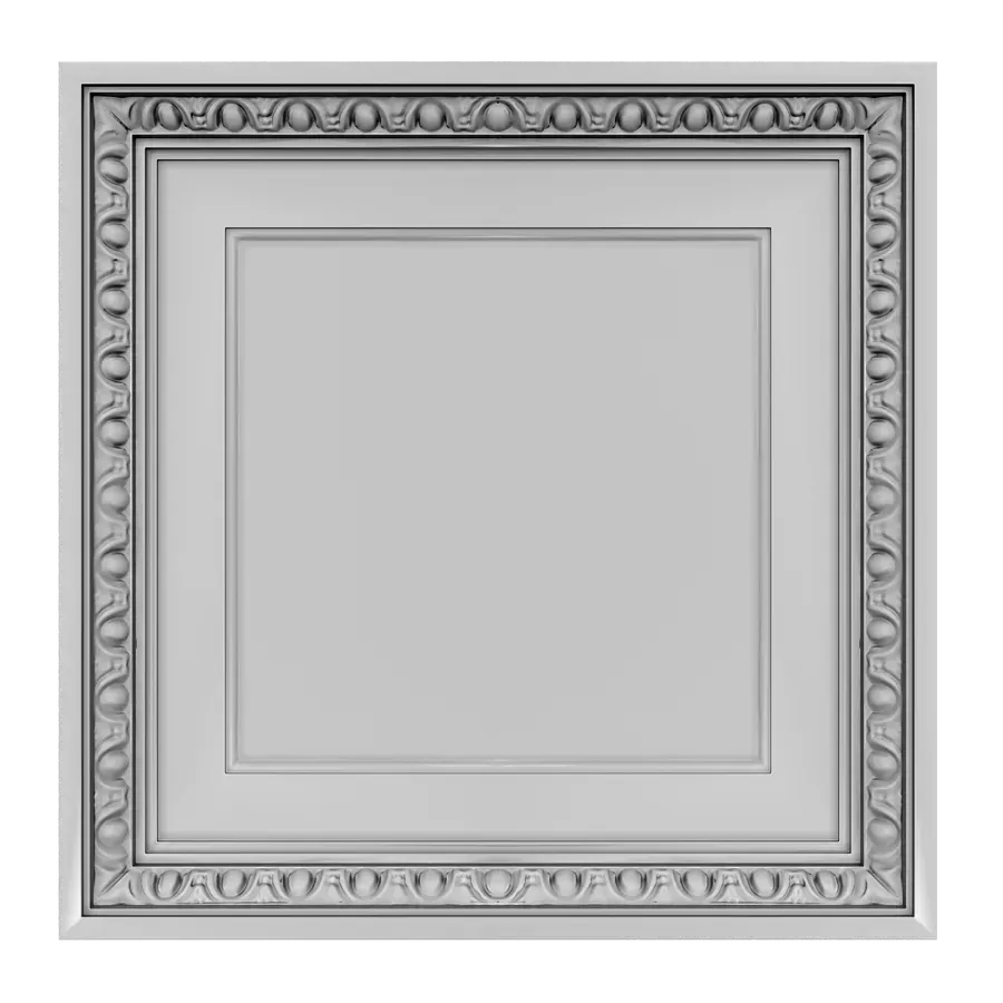 Nise, cupole si casete - Caseta tavan/perete, din poliuretan R 214, 60cmx60cm