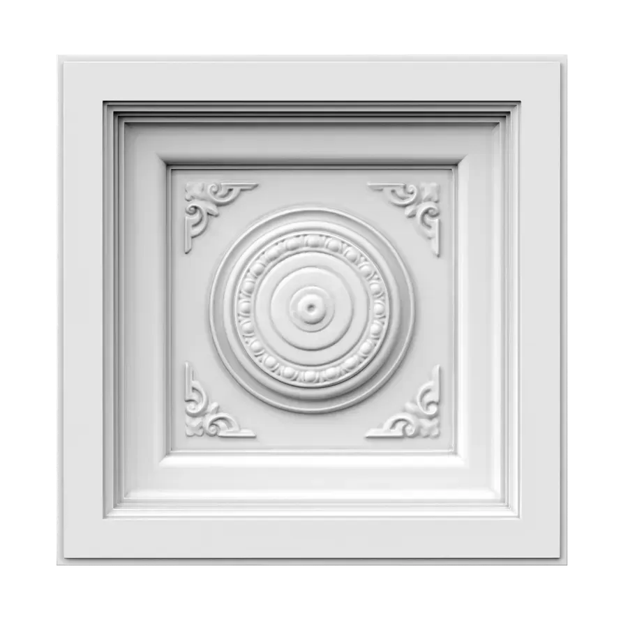 Nise, cupole si casete - Caseta tavan/perete, din poliuretan R 246, 61cmx61cm