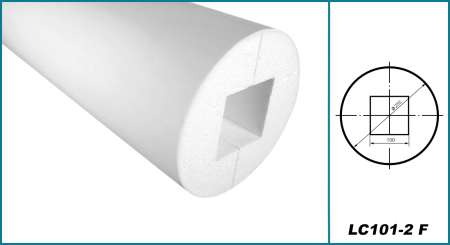 Coloana pentru exterior, LC 101-2F, diametru 25.5cm [1]