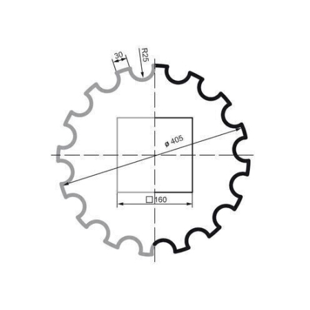 Coloana pentru exterior, LC 103-21F, diametru 40.5cm [1]