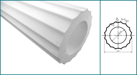 Coloana pentru exterior, LC 104-21F, diametru 25.5cm [3]