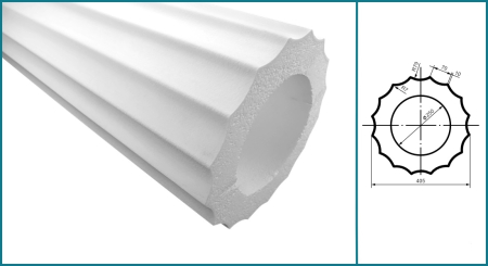 Coloana pentru exterior, LC 106-21F, diametru 40.5cm [5]