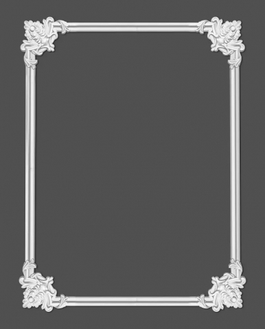 Coltar pentru brau decorativ, din HDP, HCR 502-2, 22cmx22cm [2]