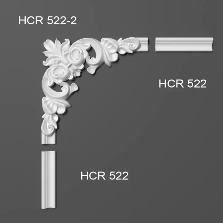 Coltar pentru brau decorativ, din HDP, HCR 522-2, 25cmx25cm [1]