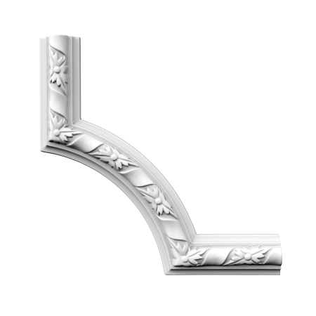 Brauri si coltare din poliuretan - Coltar pentru brau, Grand Decor CR 710A, 23cmx23cm