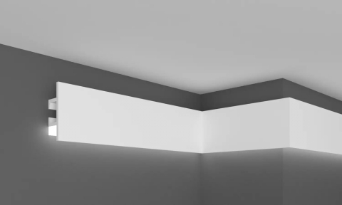 Cornisa decorativa din HDP, KH 907, 6.8cmx2.2cmx200cm [7]