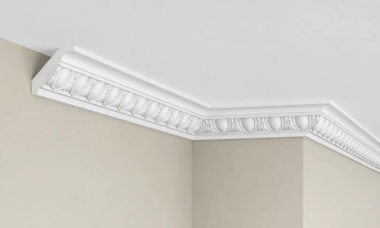 Cornișe din poliuretan - Cornisa decorativa tavan din poliuretan 5.6 x 5.6 cm - C754