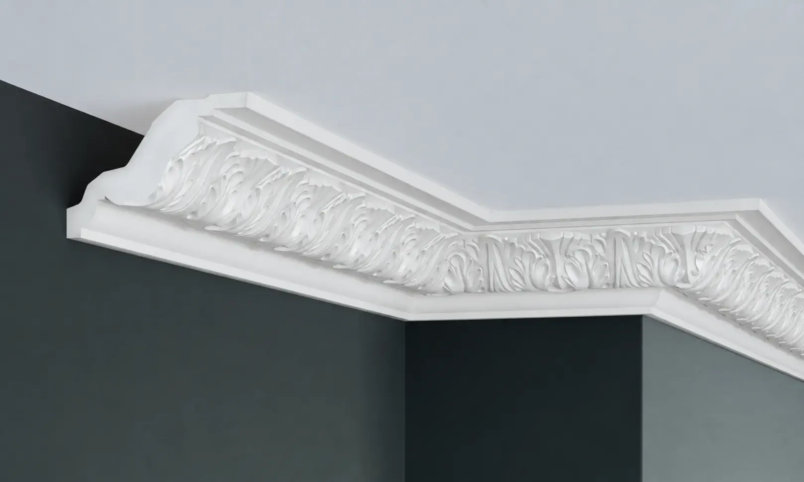 Cornișe din poliuretan - Cornisa decorativa tavan din poliuretan 8.2 x 11 cm - C730