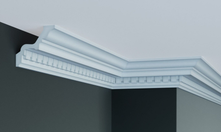 Cornișe - Cornișă din poliuretan,Grand Decor, C 738, 8.5cmx8.5cmx200cm