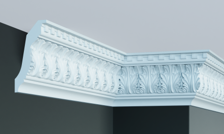 Cornișe - Cornisa din poliuretan,Grand Decor, C 775, 14.2cmx6.9cmx200cm
