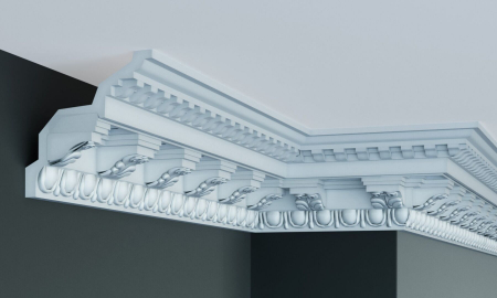 Cornișe - Cornisa din poliuretan,Grand Decor, C 918, 16cmx17cmx200cm