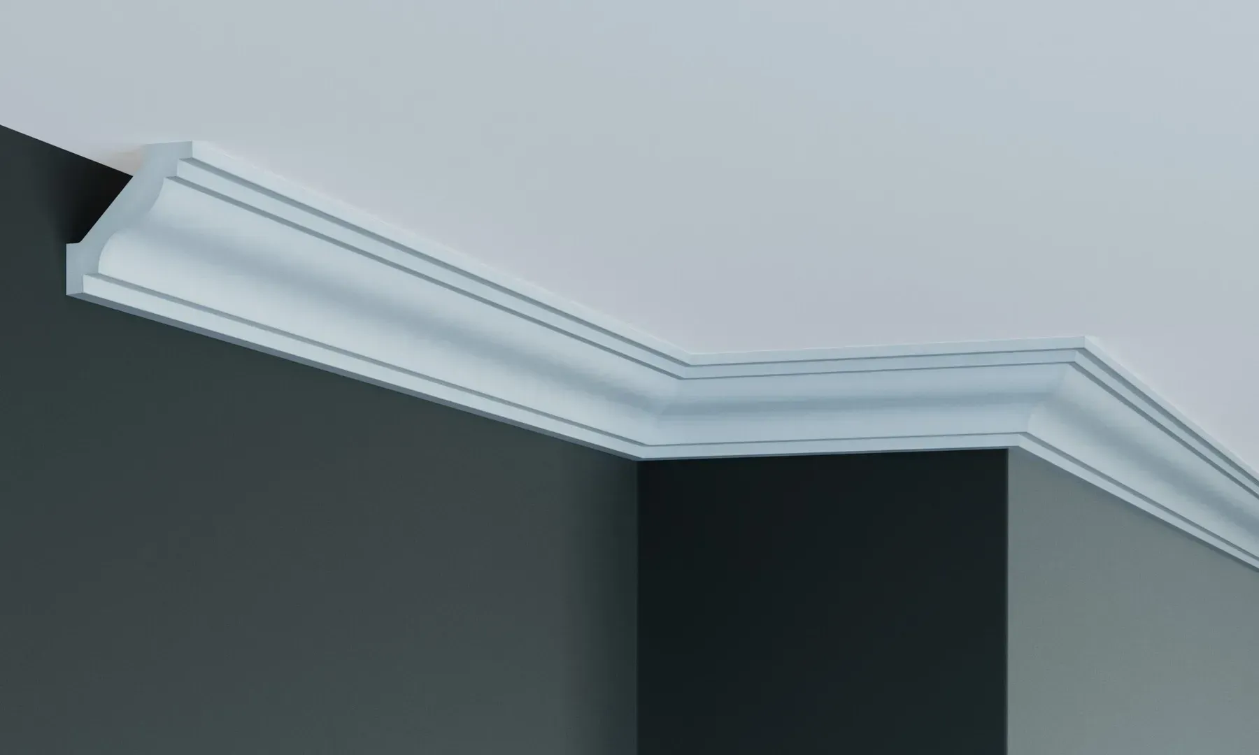 Cornișe din poliuretan - Cornisa din poliuretan,Grand Decor, P 812, 5.4cmx5cmx200cm