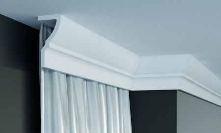 Cornise masca galerie perdea - Cornisa din poliuretan,Grand Decor, P 889, 10cmx 5cmx200cm