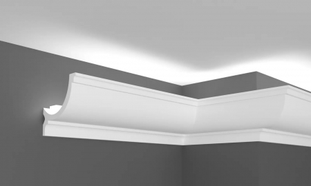 Cornișe - Cornisa din poliuretan,Grand Decor, P 957, 10cmx 10cmx200cm