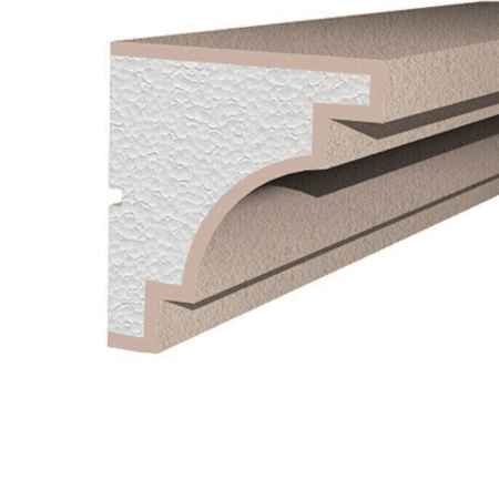 Cornișă pentru exterior, KC 117, 19cm x 18cm x 200cm [3]
