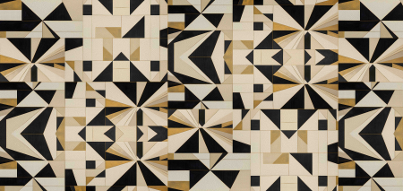 Printuri decorative in relief - Decor "Geometrie modernă"