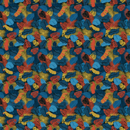 Decoruri textile imprimate in relief - Decor "Junglă tropicală"