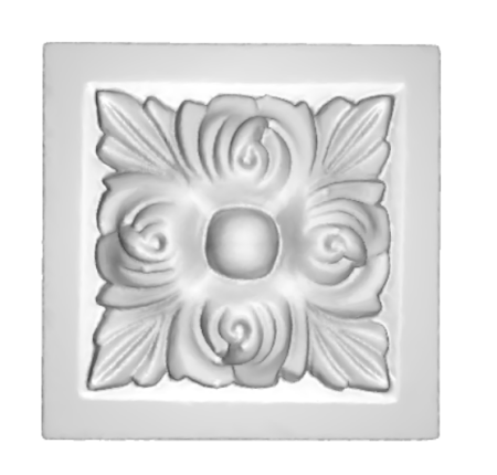 Ornament ancadrament usa, Grand Decor, D 488,  9.5cmx9.5cm [1]