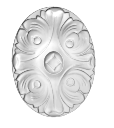 Ornament ancadrament usa, Grand Decor, D 489,  11.5cmx14.4cm [1]