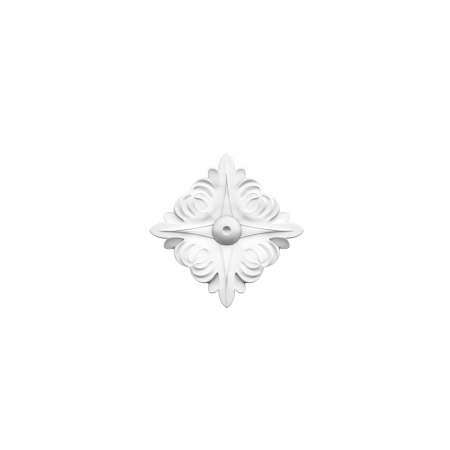 Ornamente din poliuretan - Ornament din poliuretan, Grand Decor,  A 602, 6.5cmx6.5cmx0.8cm