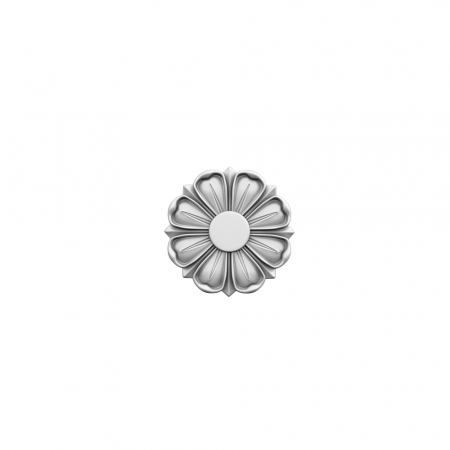 Pentru decorari si amenajari interioare - Ornament din poliuretan, Grand Decor,  A 673, 6.3cmx6.3cmx1cm