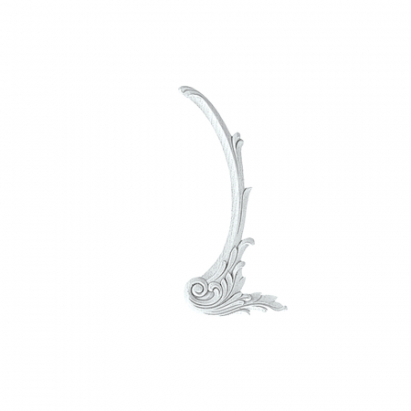 Ornamente din poliuretan - Ornament din poliuretan, Grand Decor,  A 674R, 13.5cmx29.5cmx1.6cm