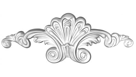 Pentru decorari si amenajari interioare - Ornament din poliuretan, Grand Decor,  W 810, 8cmx22cmx2.5cm