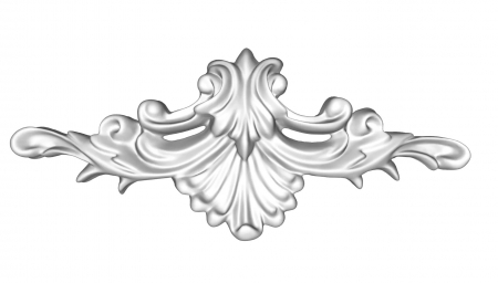 Pentru decorari si amenajari interioare - Ornament din poliuretan, Grand Decor,  W 815, 8.5cmx21cmx2cm
