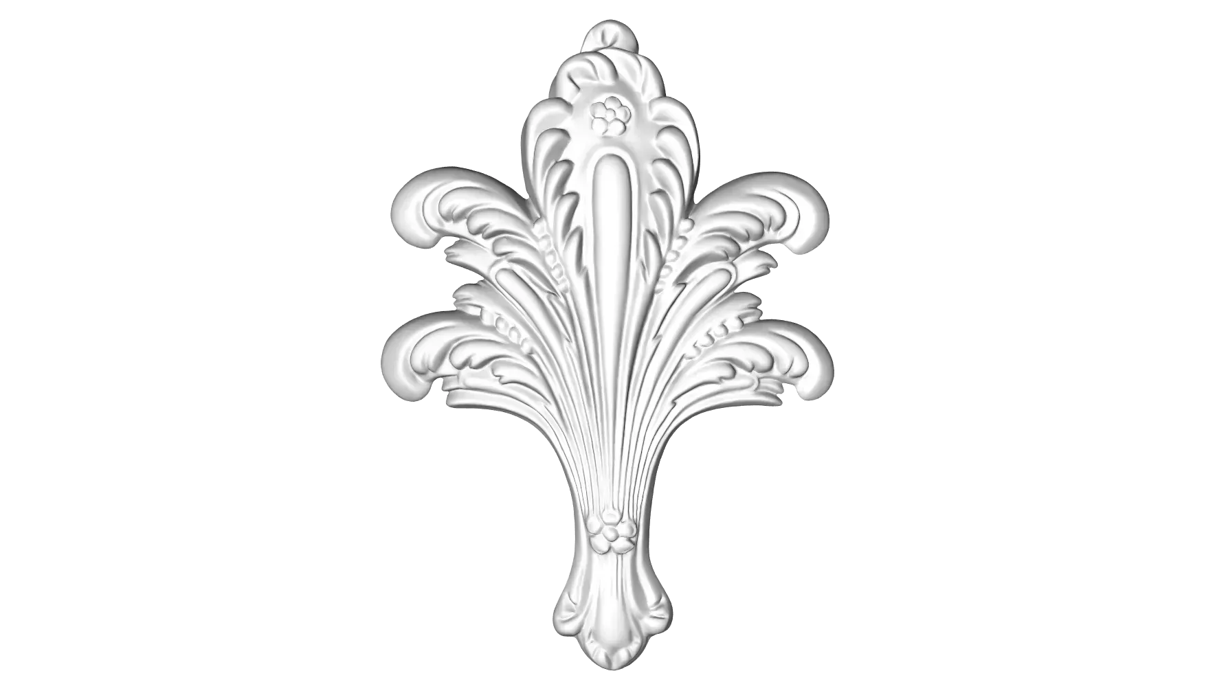 Ornamente din poliuretan - Ornament din poliuretan, Grand Decor,  W 817, 22.5cmx15.9cmx2cm