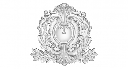 Ornamente din poliuretan - Ornament din poliuretan, Grand Decor,  W 875, 27.5cmx30cmx2.5cm