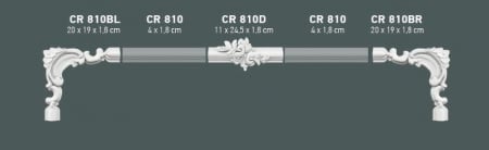 Ornament insert pentru brau CR 810D, 24.5cmx11cm [1]